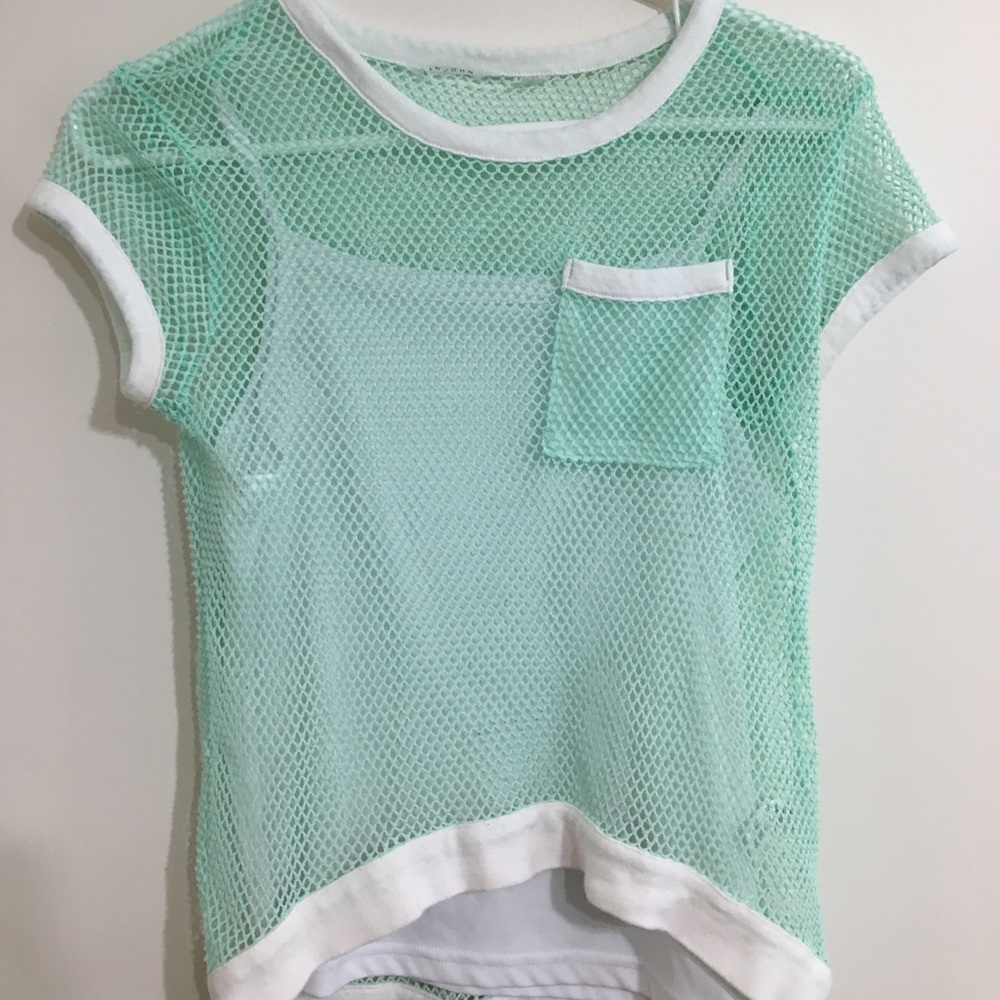 Net Shirt W/ Tank Top